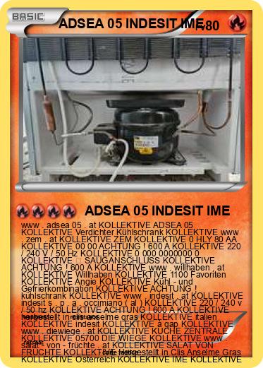 Pokemon ADSEA 05 INDESIT IME