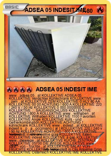 Pokemon ADSEA 05 INDESIT IME
