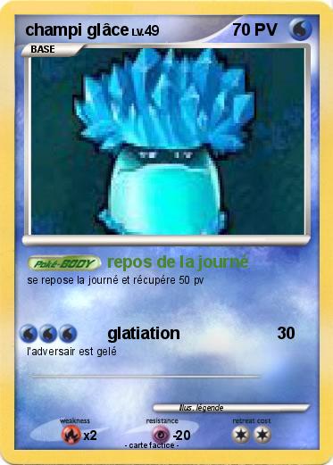 Pokemon champi glâce