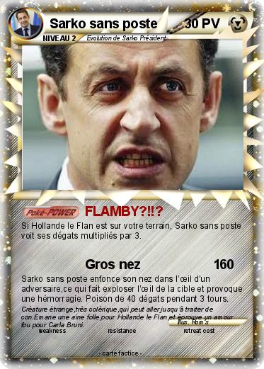 Pokemon Sarko sans poste