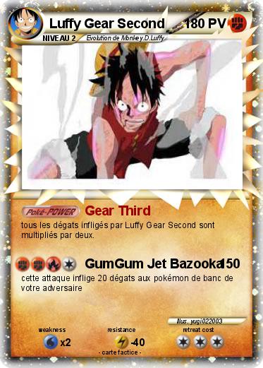Pokemon Luffy Gear Second
