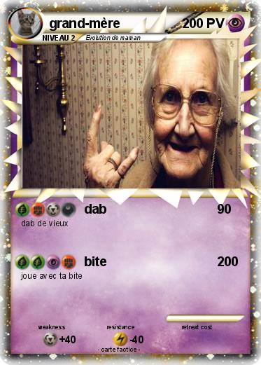 Pokemon grand-mère