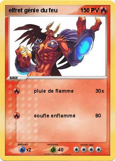 Pokemon elfret génie du feu