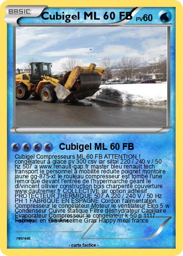 Pokemon Cubigel ML 60 FB