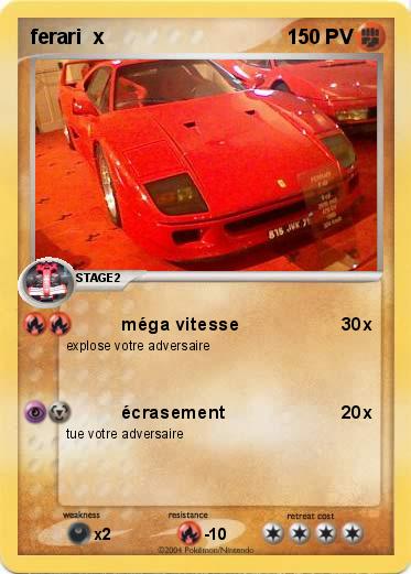 Pokemon ferari  x