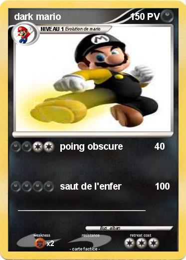 Pokemon dark mario