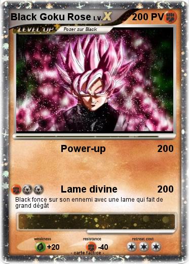 Pokemon Black Goku Rose
