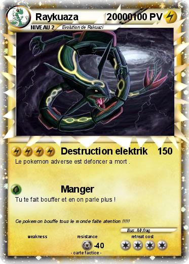 Pokemon Raykuaza           20000