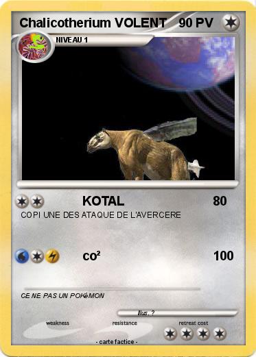 Pokemon Chalicotherium VOLENT