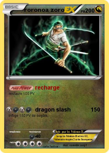 Pokemon roronoa zoro