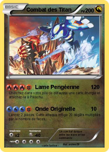 Pokemon Combat des Titan