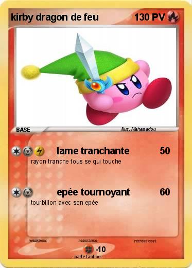 Pokemon kirby dragon de feu