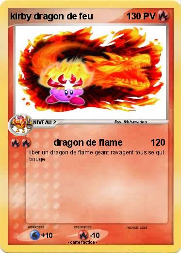 Pokemon kirby dragon de feu