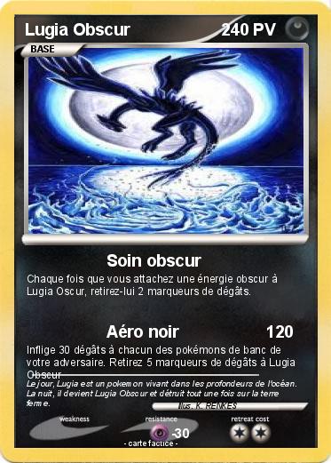 Pokemon Lugia Obscur                    2