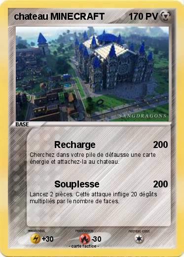 Pokemon chateau MINECRAFT