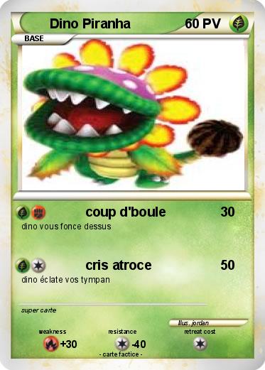 Pokemon Dino Piranha