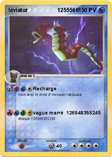 Pokemon leviator                   1255566