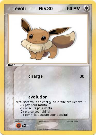 Pokemon       evoli          Niv.30