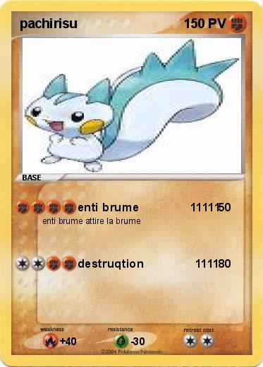 Pokemon pachirisu