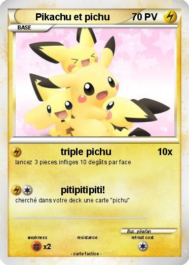 Pokemon Pikachu et pichu