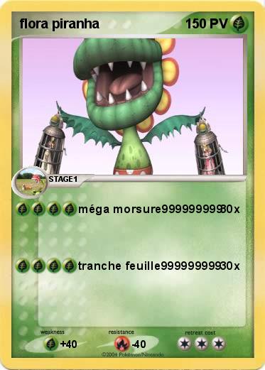 Pokemon flora piranha