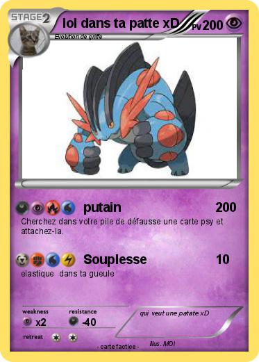 Pokemon lol dans ta patte xD