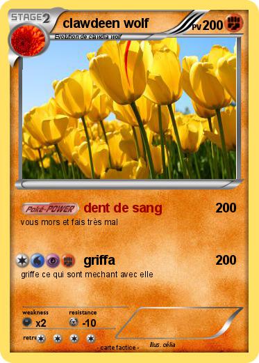 Pokemon clawdeen wolf