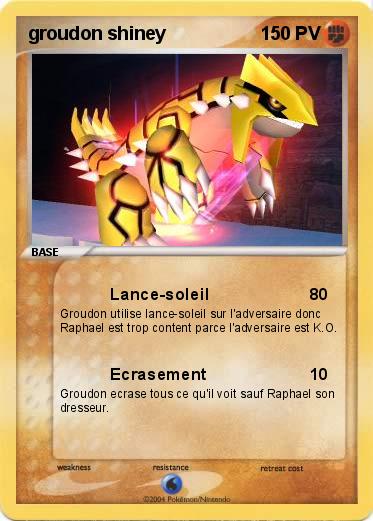 Pokemon groudon shiney 
