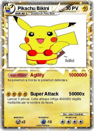 Pokemon Pikachu Bikini