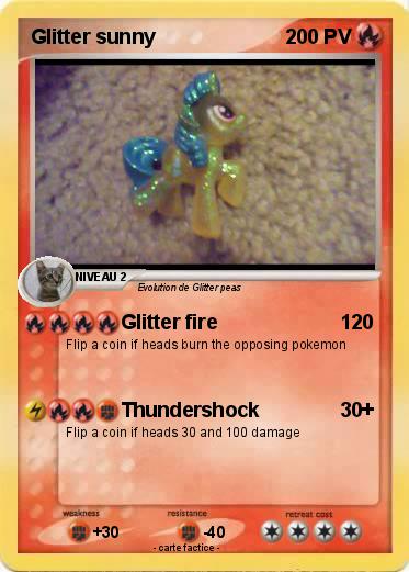 Pokemon Glitter sunny
