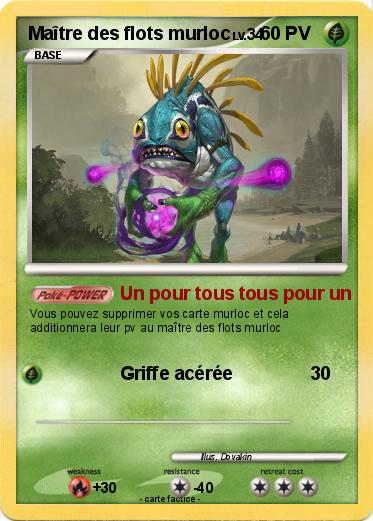 Pokemon Maître des flots murloc