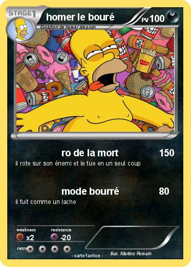 Pokemon homer le bouré