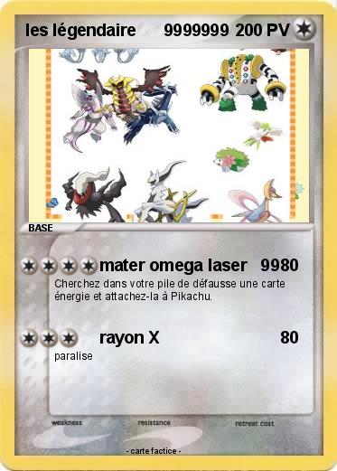 Pokemon les légendaire      9999999
