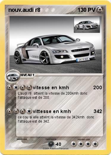 Pokemon nouv.audi r8
