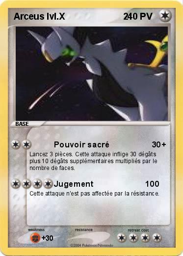 Pokemon Arceus lvl.X                       2