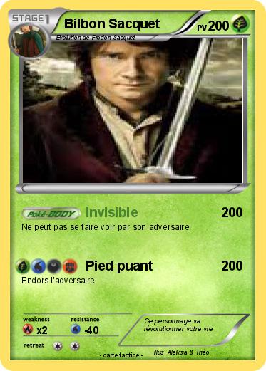 Pokemon Bilbon Sacquet