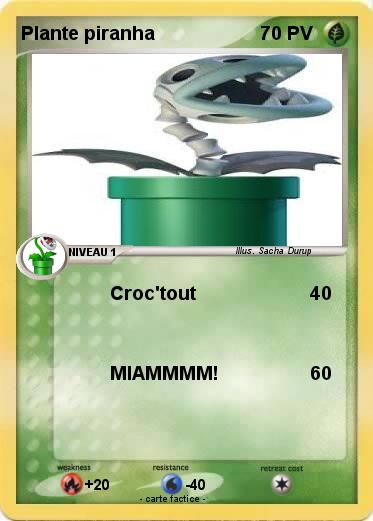 Pokemon Plante piranha