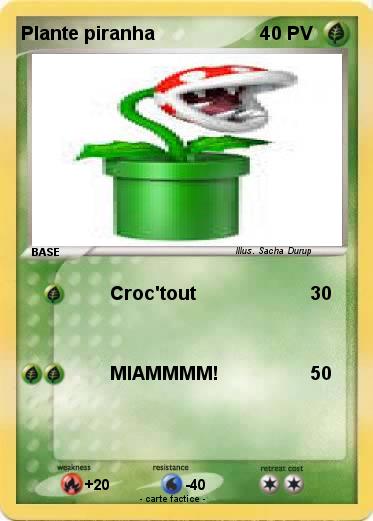 Pokemon Plante piranha