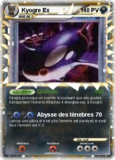 Pokemon Kyogre Ex