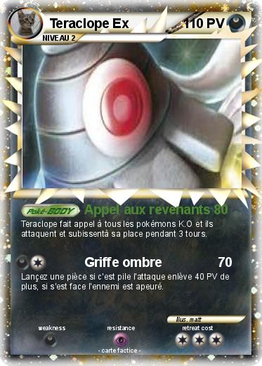Pokemon Teraclope Ex