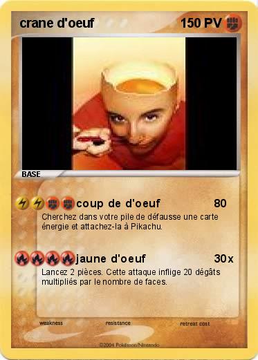Pokemon crane d'oeuf