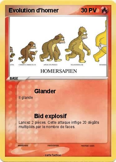 Pokemon Evolution d'homer