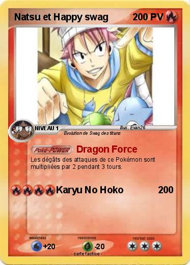 Pokemon Natsu et Happy swag