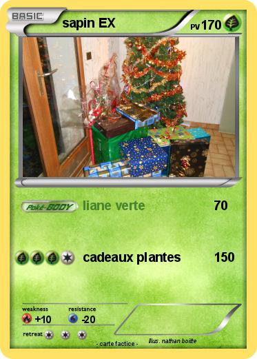Pokemon sapin EX