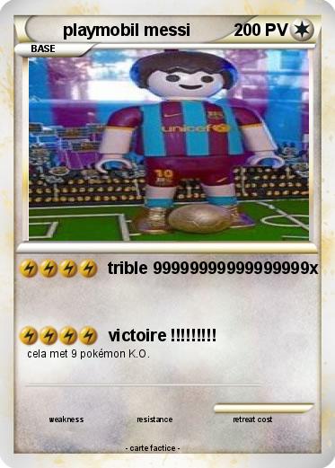 Pokemon playmobil messi