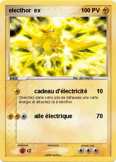 Pokemon electhor  ex