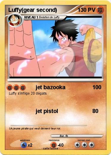 Pokemon Luffy(gear second)