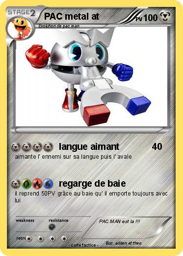 Pokemon PAC metal at
