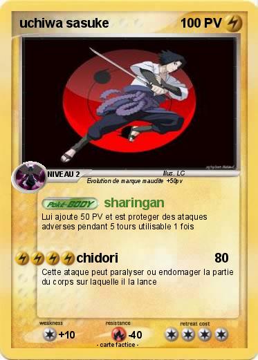 Pokemon uchiwa sasuke