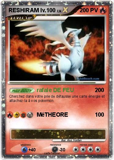 Pokemon RESHIRAM lv.100